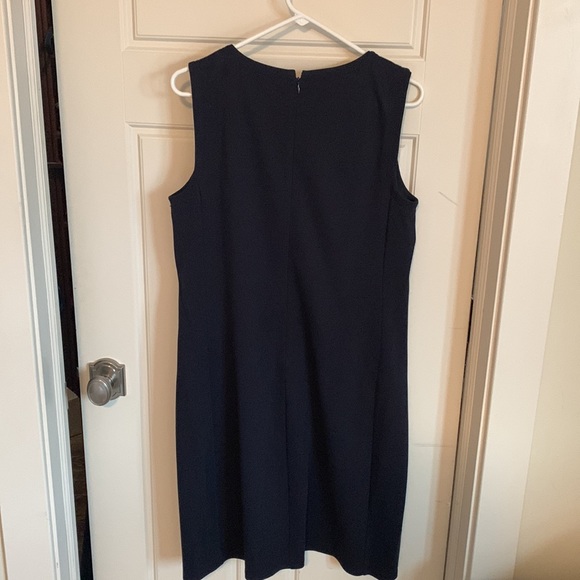 Talbots navy blue shell dress size large - Picture 7 of 7